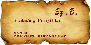 Szakmáry Brigitta névjegykártya